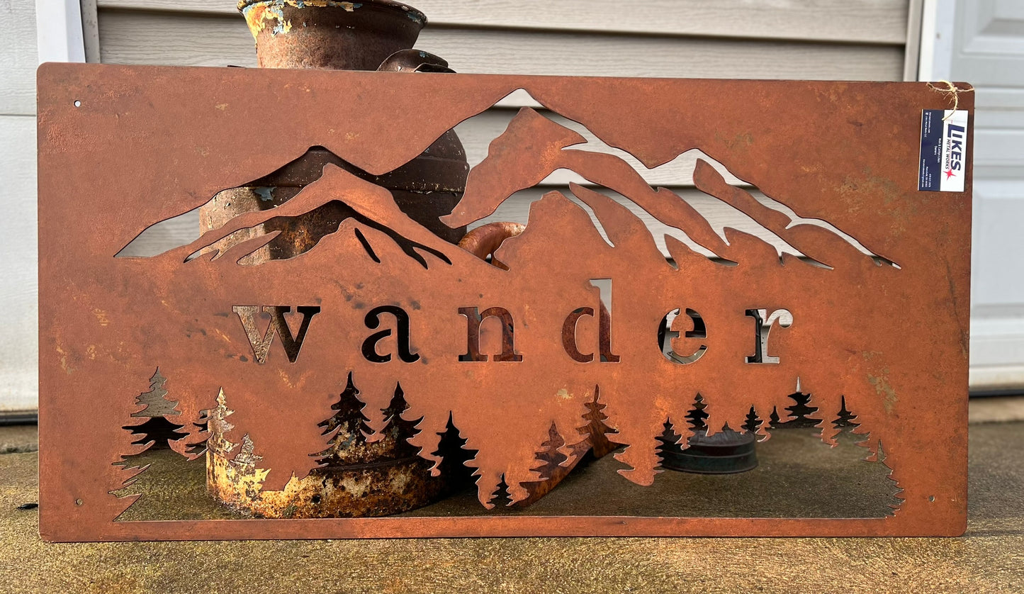 Wander Mountain Scene