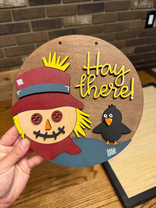 10in wooden round