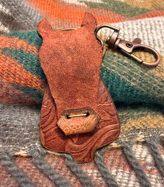 Leather Horse Keychains