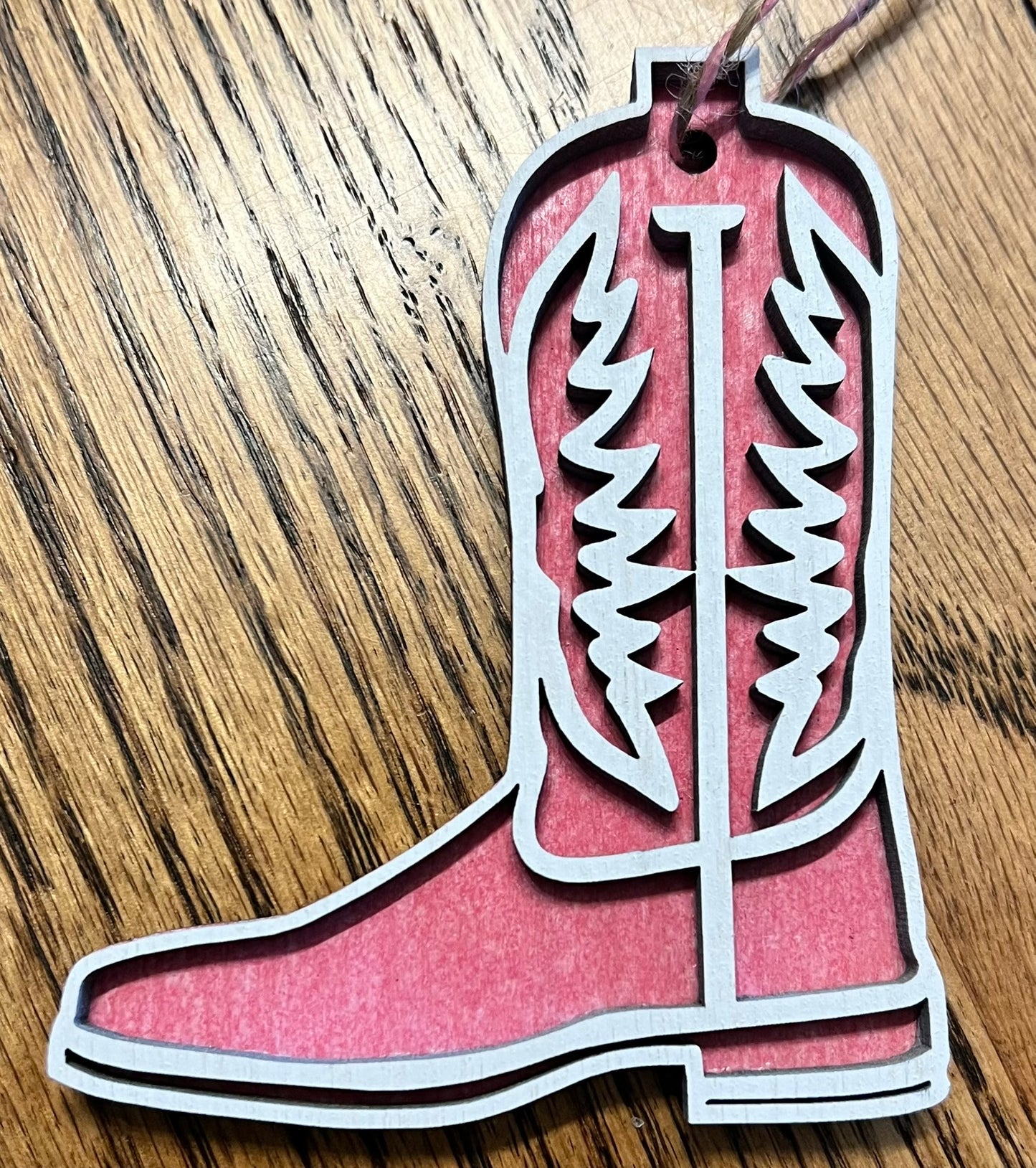 Western Cowboy Boot Ornament