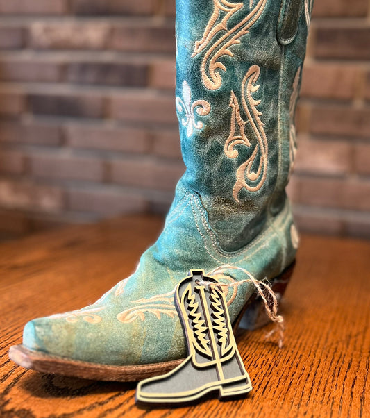 Western Cowboy Boot Ornament