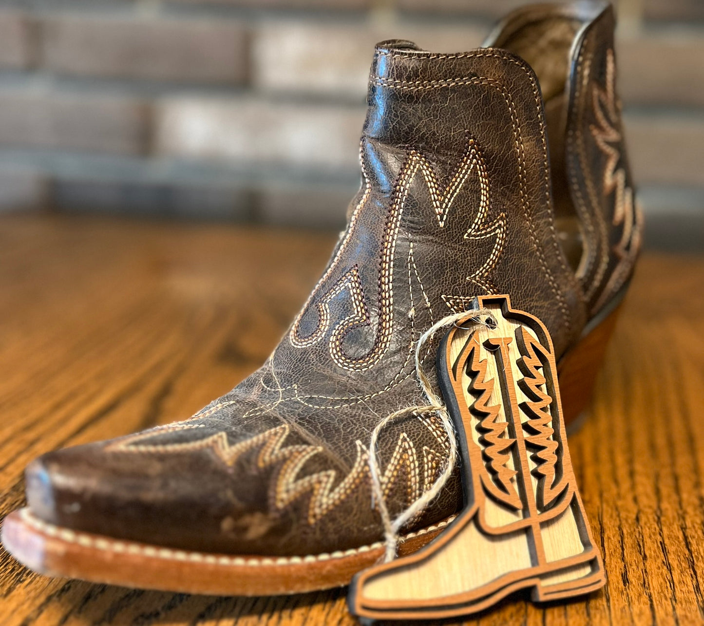 Western Cowboy Boot Ornament