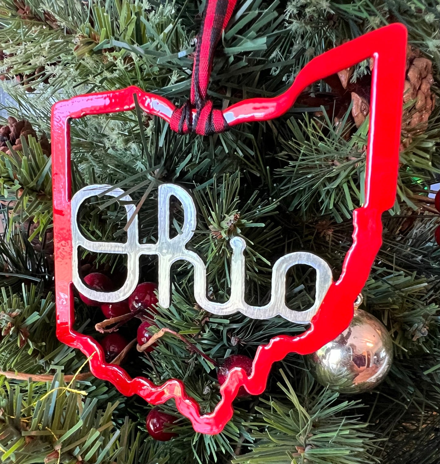 Script Ohio Ornament