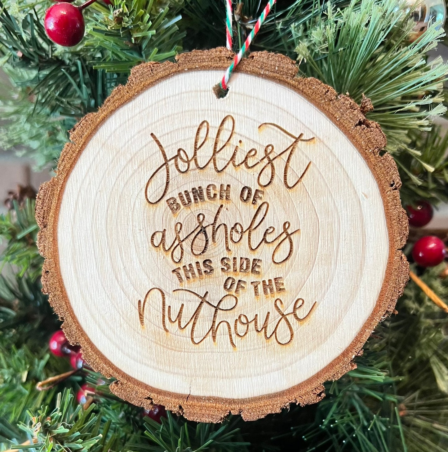 Christmas Vacation Wood Slice