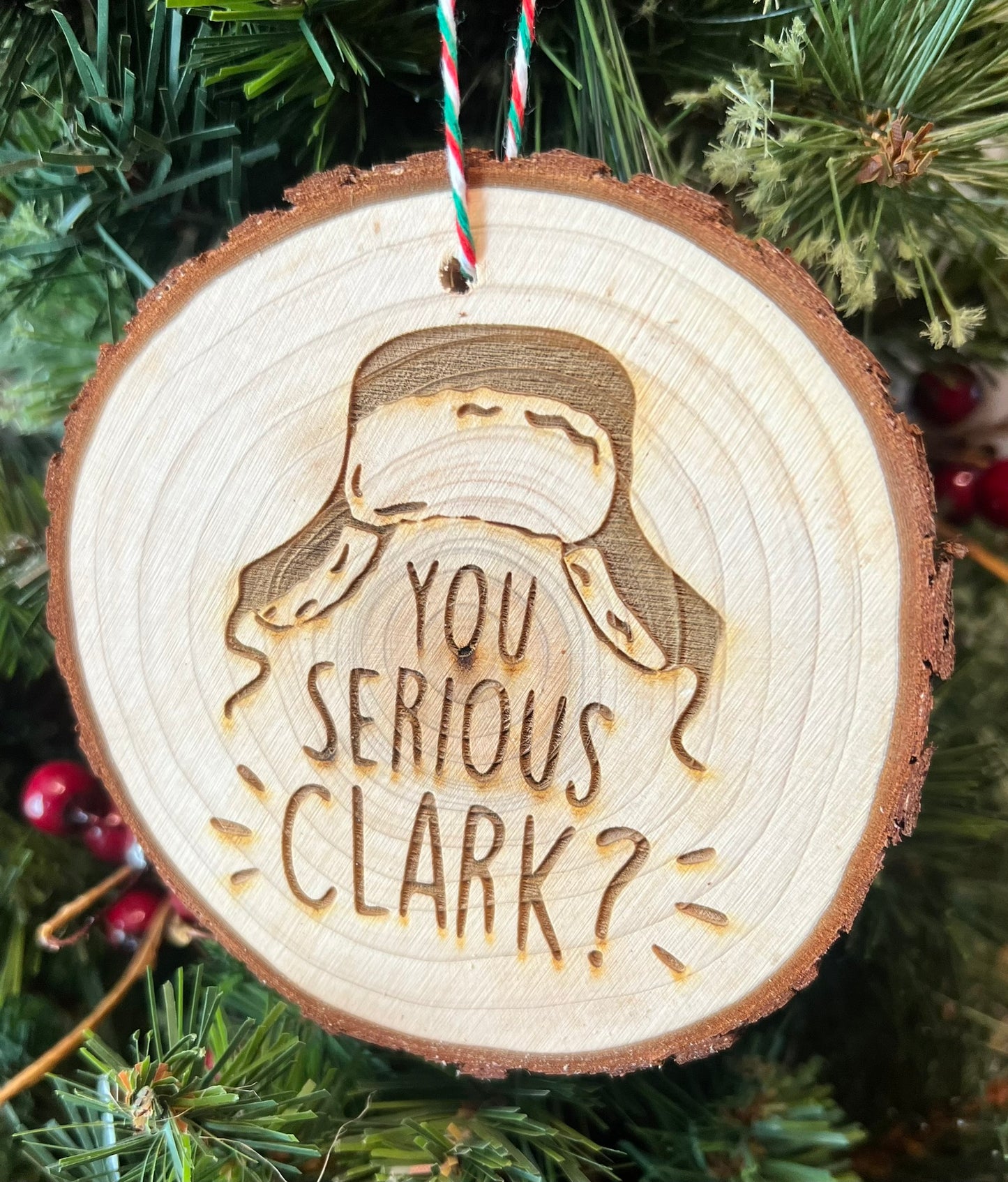 Christmas Vacation Wood Slice